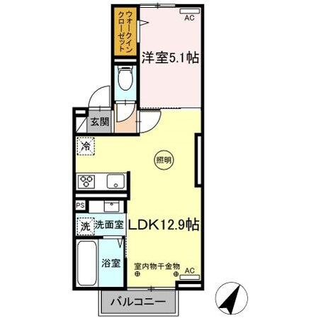 D-ROOM　ALBAの物件間取画像